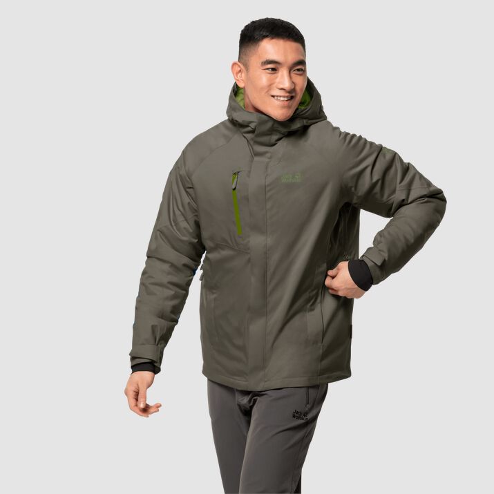 Jack Wolfskin Mens Troposphere Winter Jacket Deep Green 290864ELC